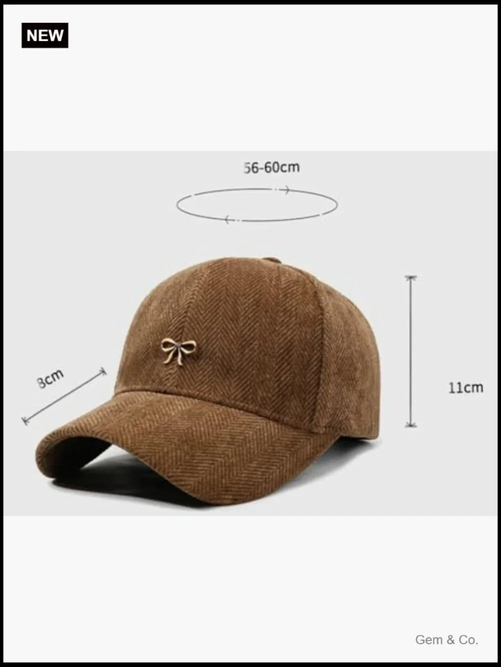Trendy Bowknot Baseball Cap Adjustable Outdoor Sun Hat